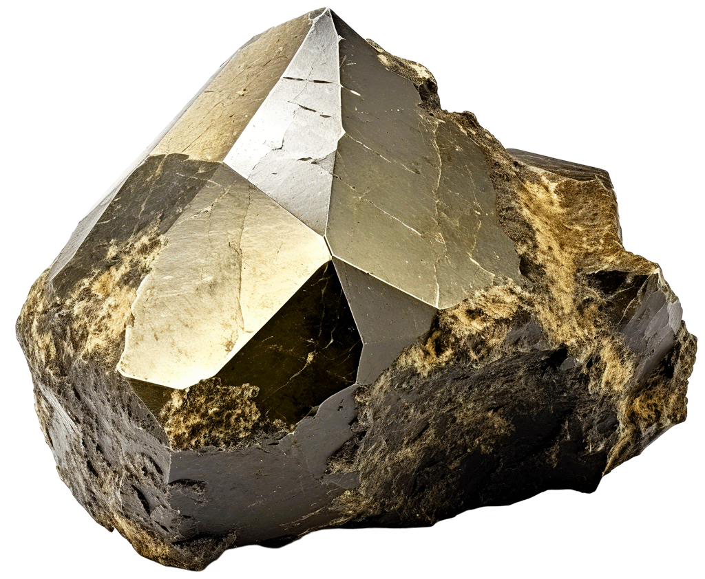 Pyrite — minéral commun du biome Urbain dans Geode GoFind
