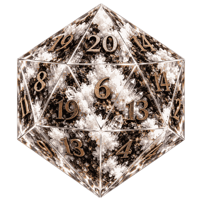 d20 crafté, salpêtre
