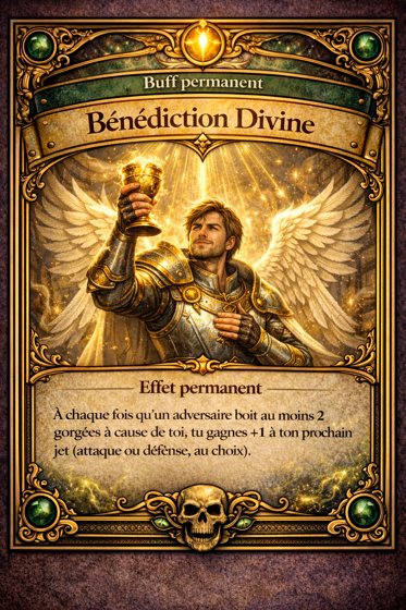 Carte Buffs des coffres du jeu