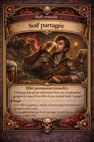 Carte Buffs des coffres du jeu