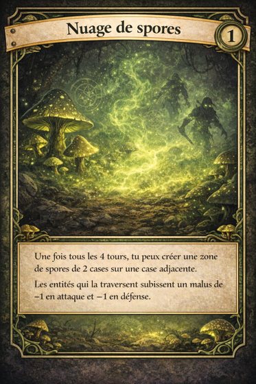 Carte Passif de la classe Druide