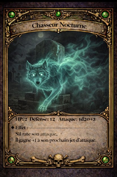 Carte monstre, Chasseur Nocturne