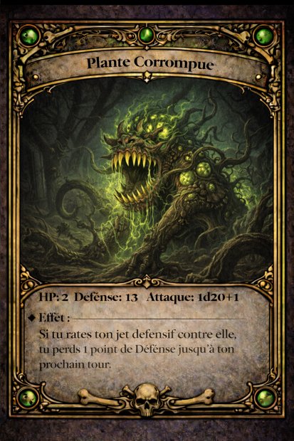 Carte monstre