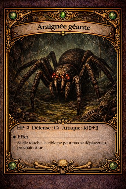 Carte monstre