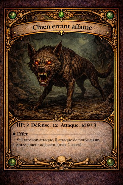 Carte monstre