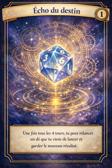 Carte Passif de la classe Mage
