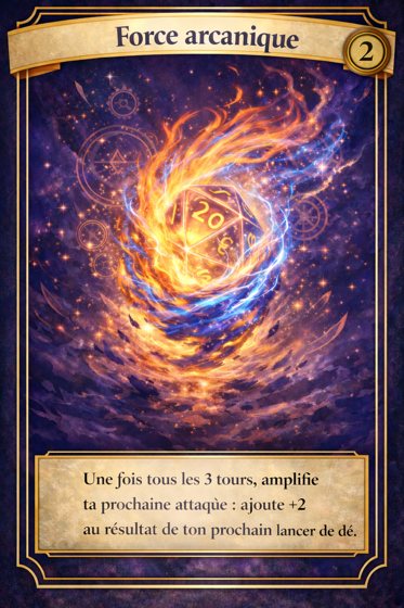 Carte Passif de la classe Mage