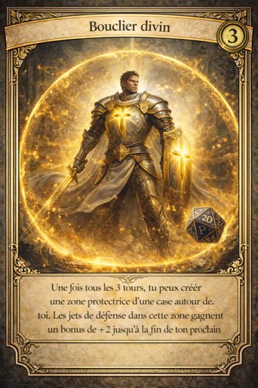 Carte Passif de la classe Paladin