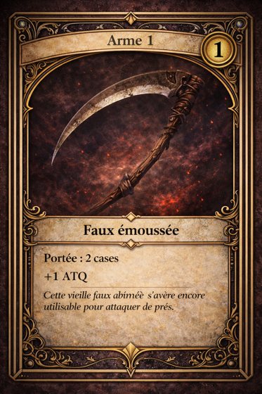 Carte Arme de la classe Reaper