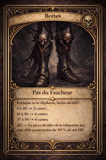 Carte Bottes de la classe Reaper