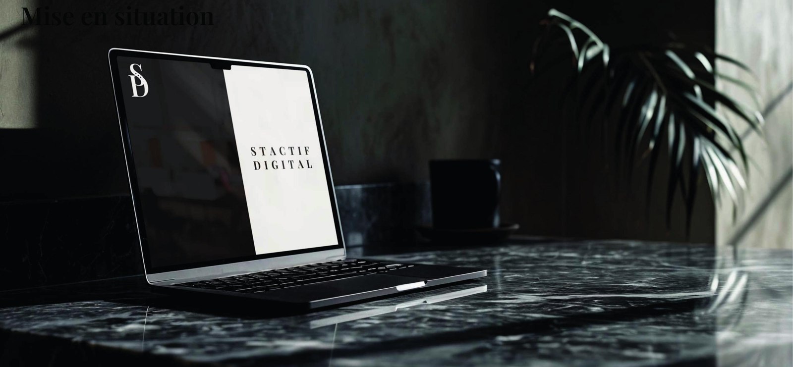 Stactif Digital — logo, charte premium & plateforme